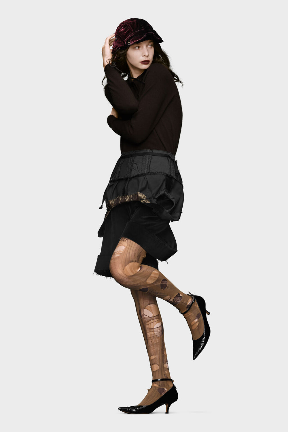 Maison Margiela Wool polo-neck top