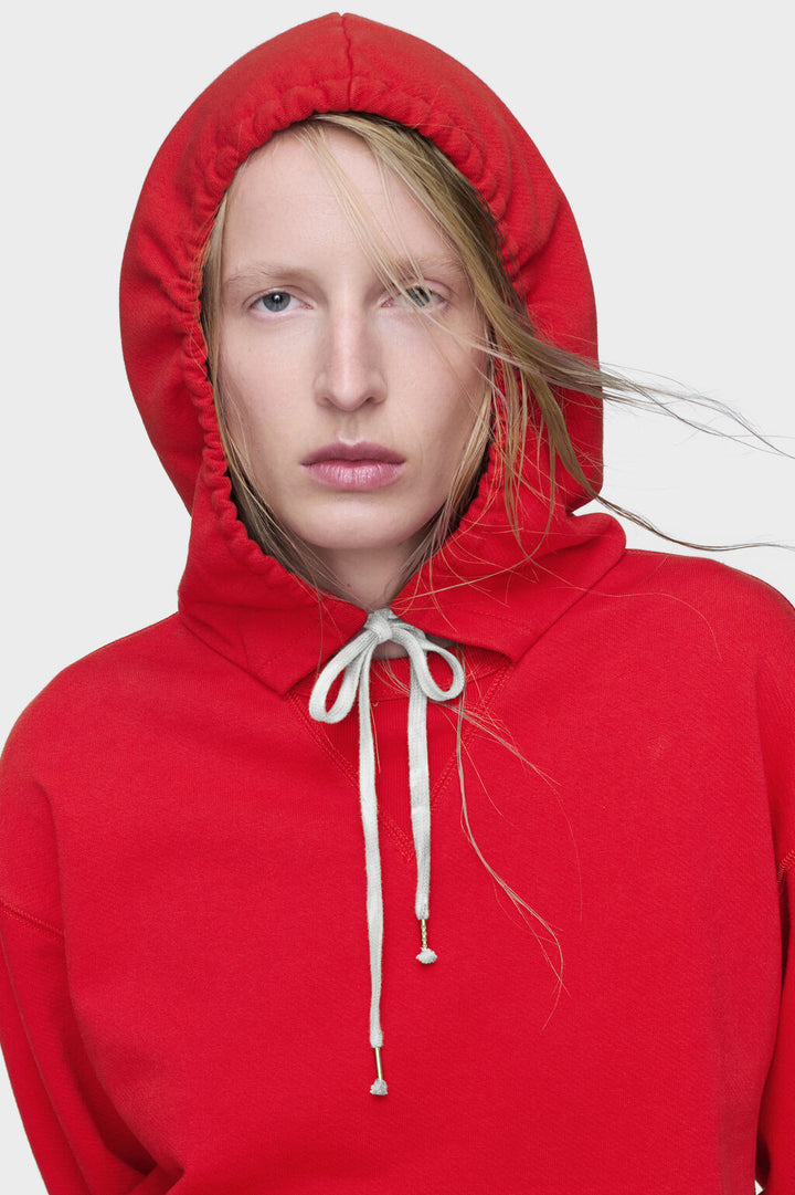 Cotton hooded sweatshirt