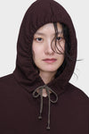 Maison Margiela سترة قطنية بغطاء رأس