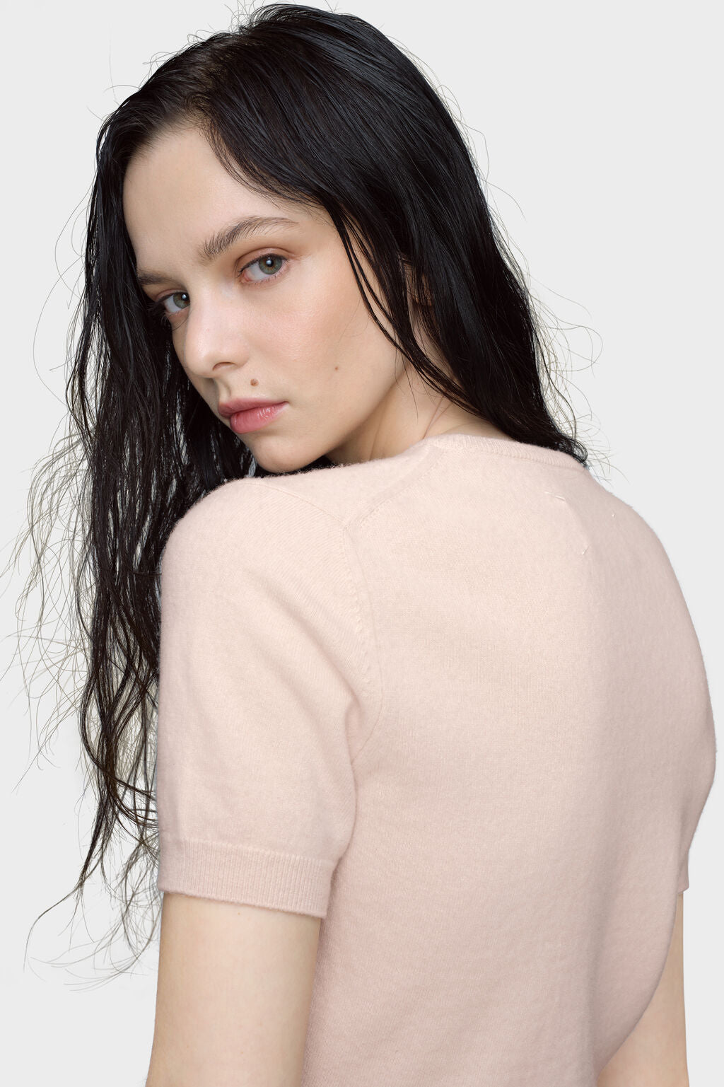 Crewneck knit top