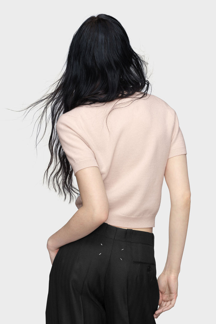 Crewneck knit top