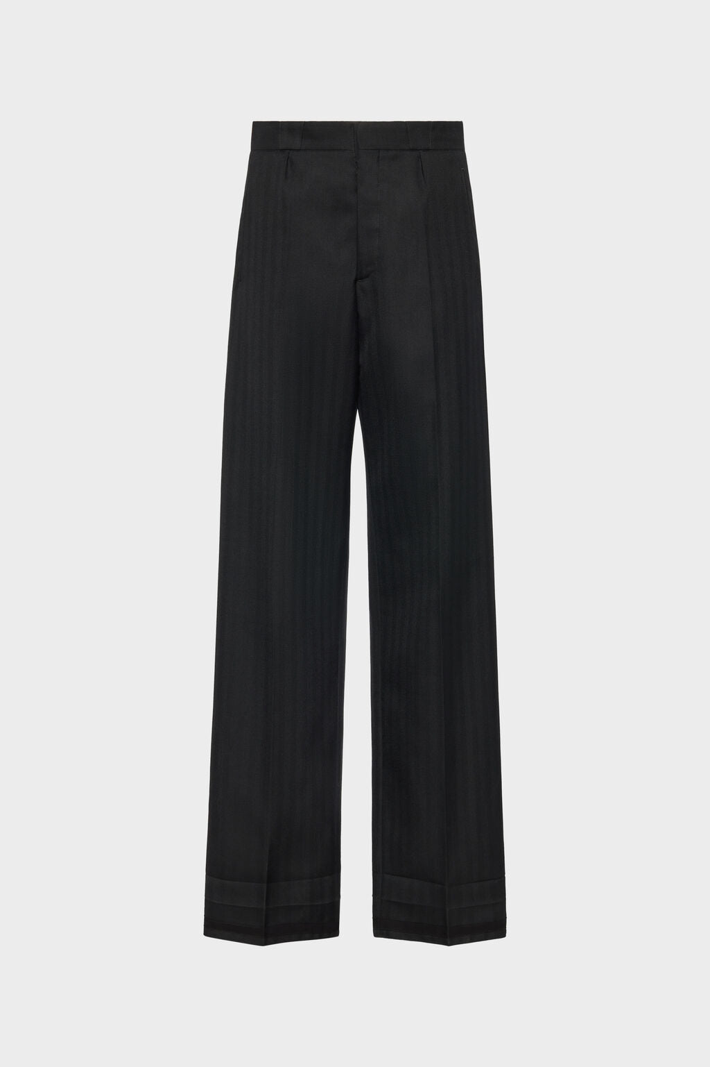 Tailored wool trousers