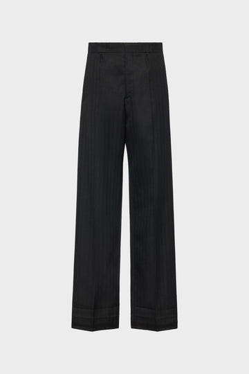 Tailored wool trousers