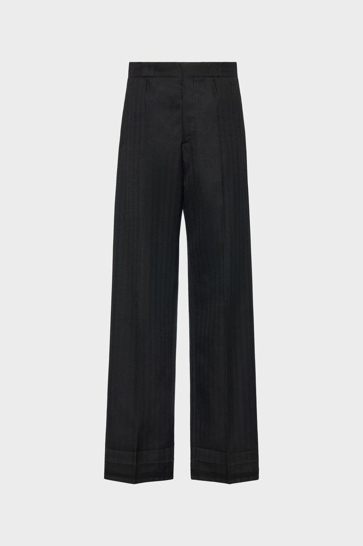 Tailored wool trousers