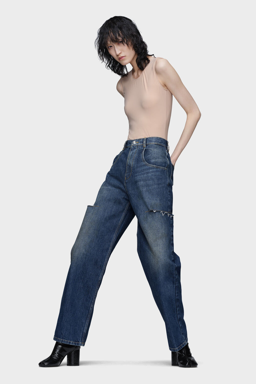 Maison Margiela Cut-out jeans