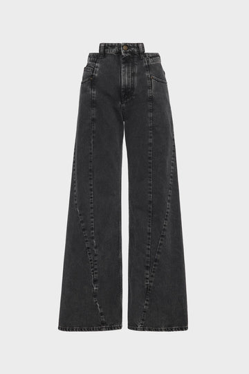 Cut-out jeans