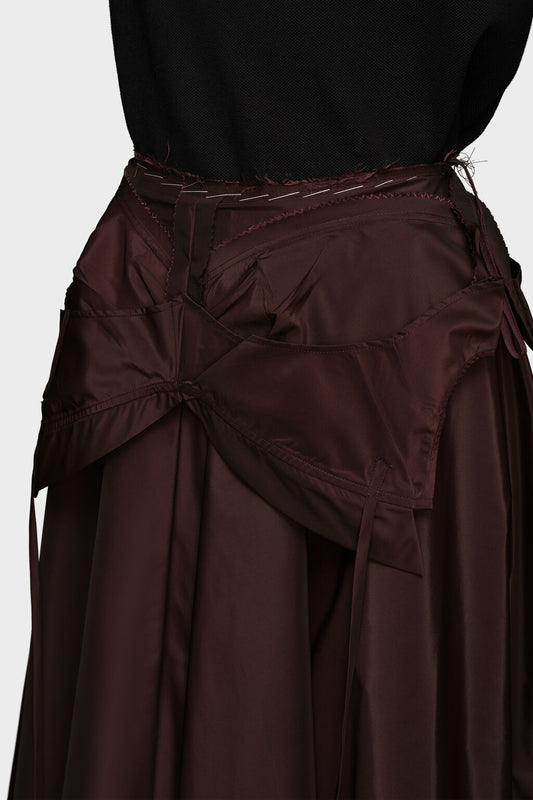 Maison Margiela Taffeta Midi Skirt