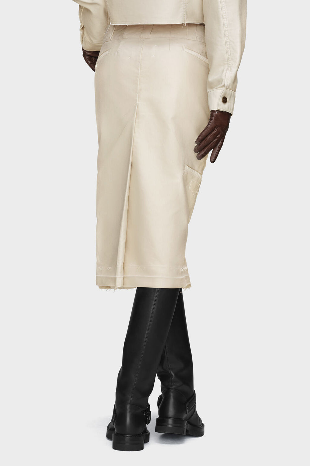 Maison Margiela Chino midi skirt