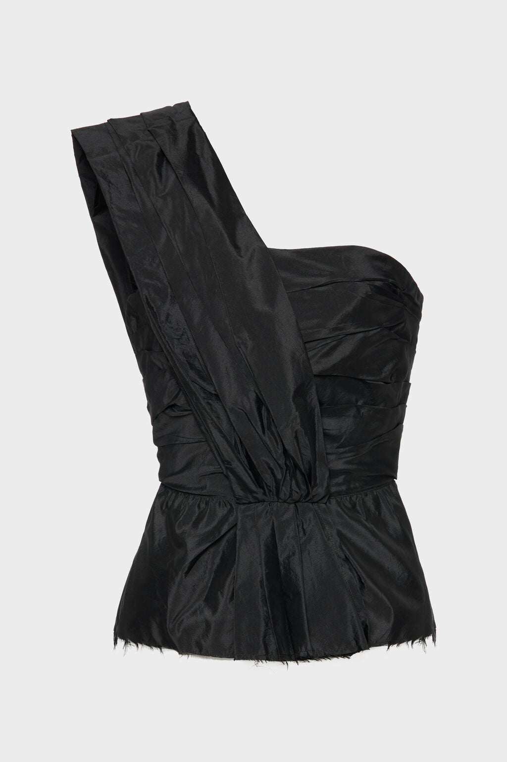 Asymmetric draped top