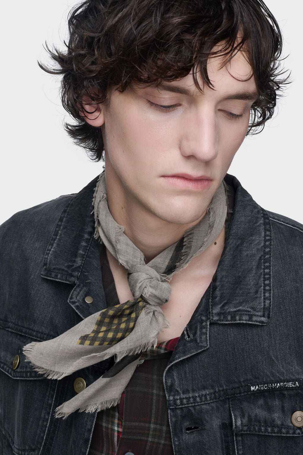 Cashmere foulard