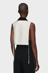 Maison Margiela Silk-blend stole top
