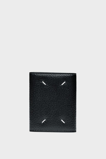 Accordion fold leather wallet