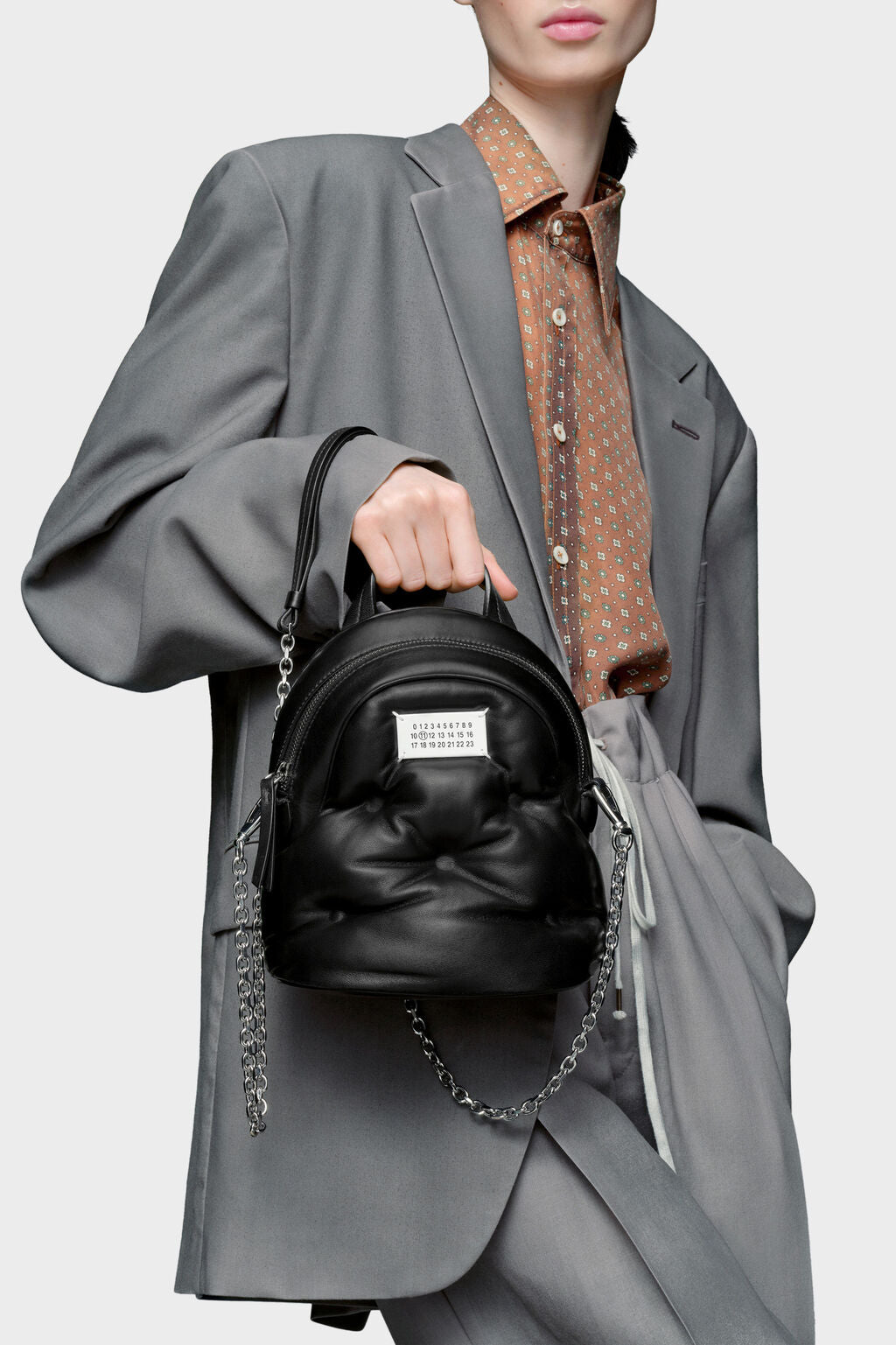 Maison Margiela Glam Slamバック Designer Black Glam Slam Backpack | Shop Online | Maison Margiela