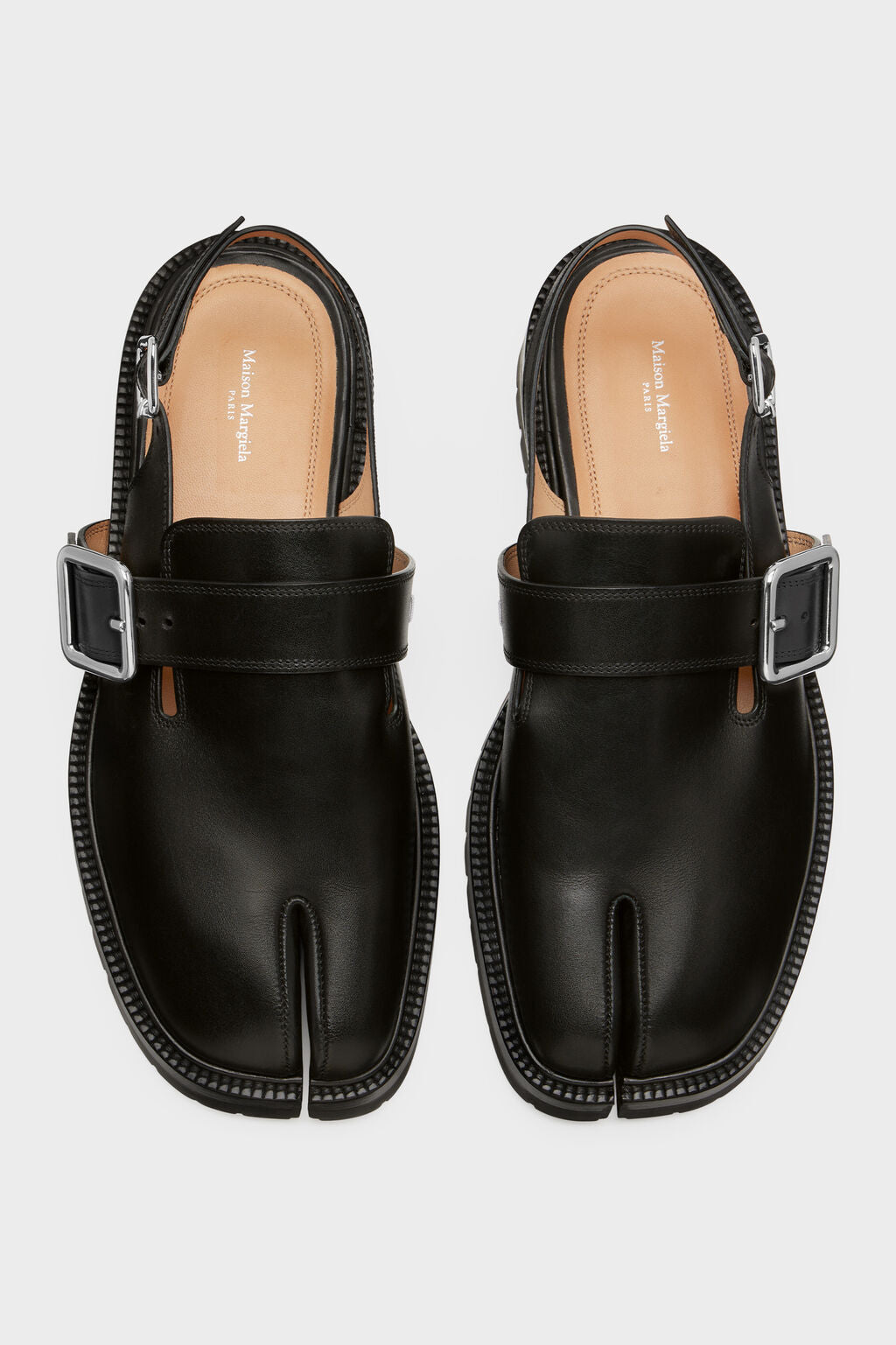 Designer Black Tabi County sandals | Shop Online | Maison Margiela
