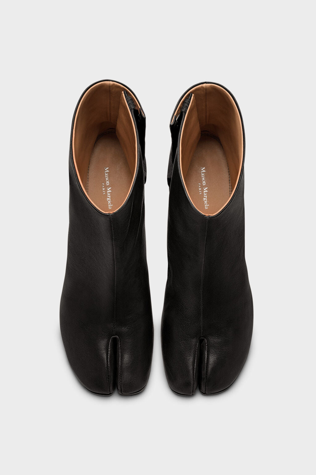 【Maison Margiela】Tabi Low Heel Booties Designer Black Tabi ankle boots | Shop Online | Maison Margiela