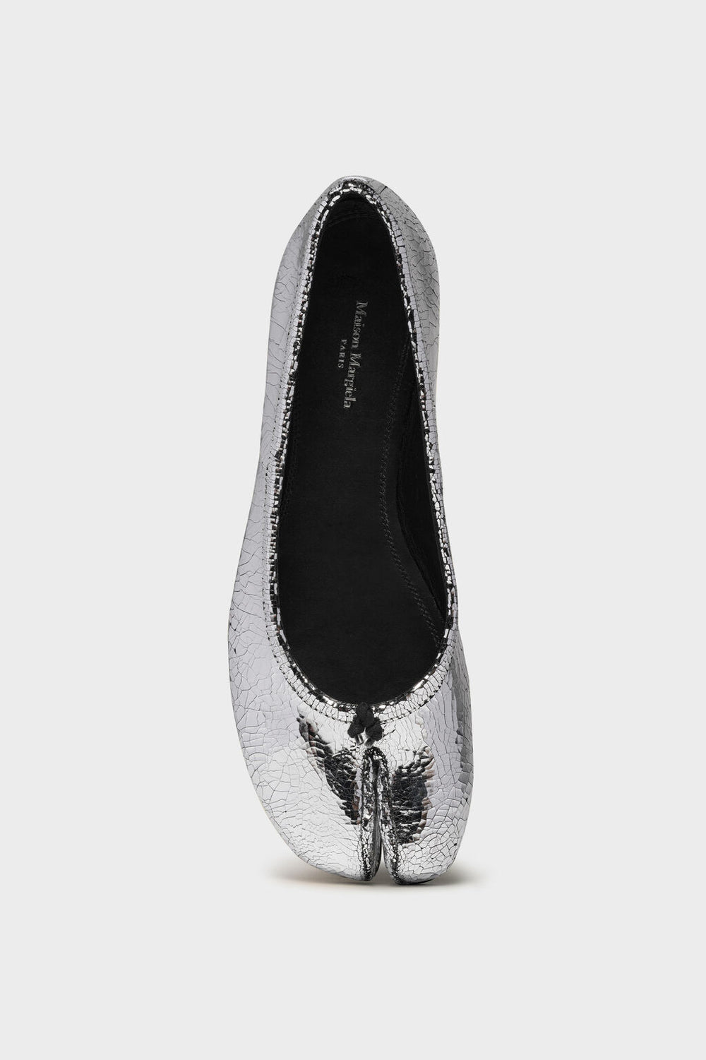 Maison Margiela Tabi broken mirror ballerina