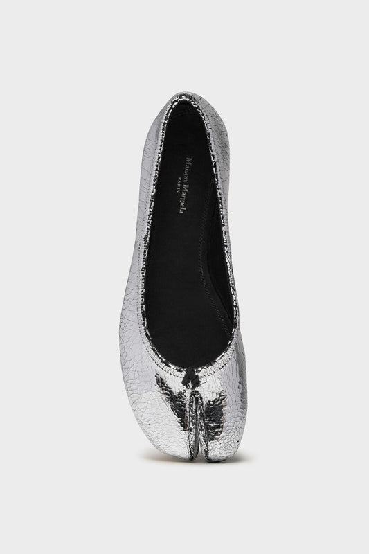 Maison Margiela Tabi broken mirror ballerina