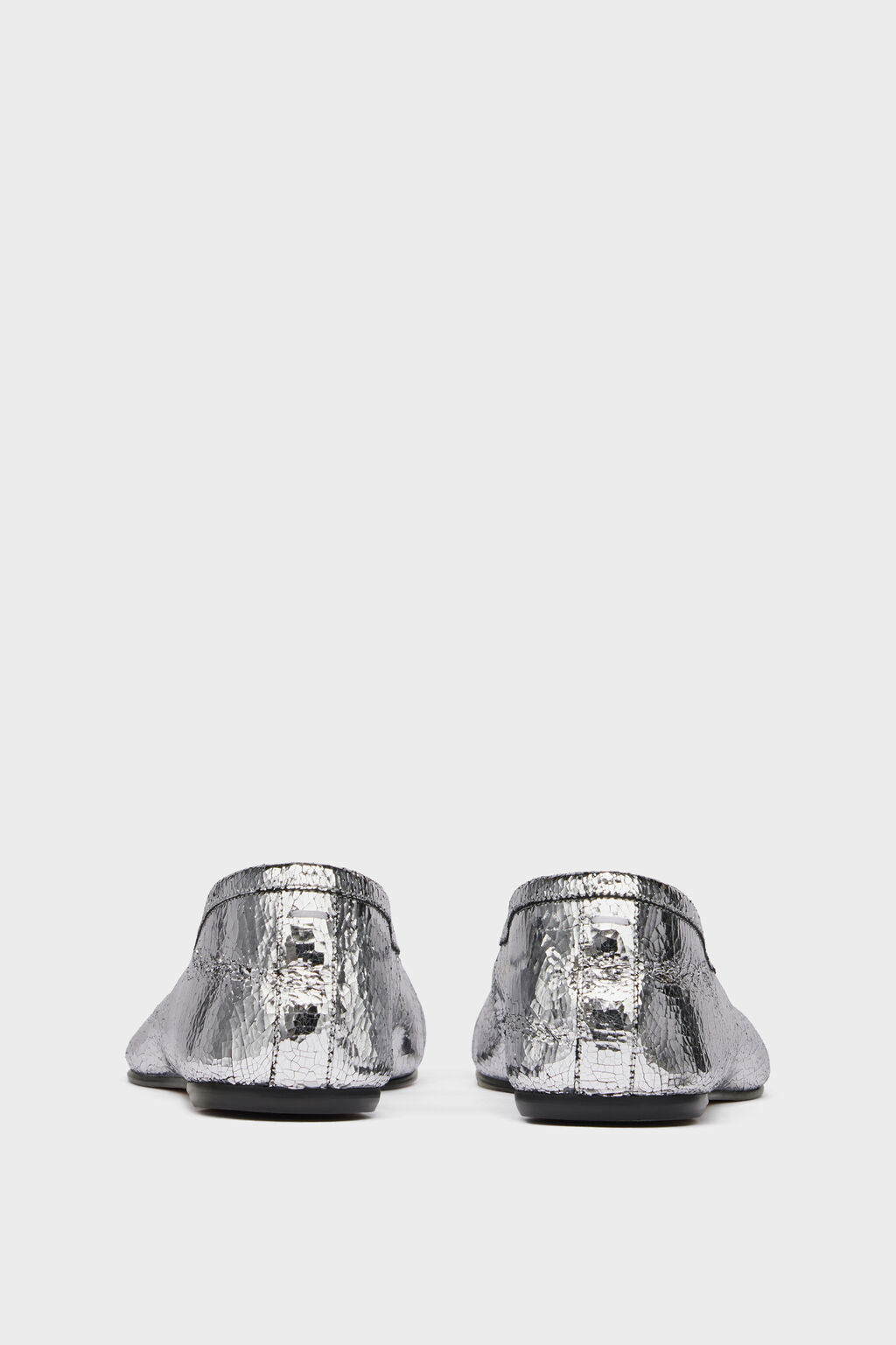 Designer Silver Tabi Broken Mirror New Ballerinas | Shop Online