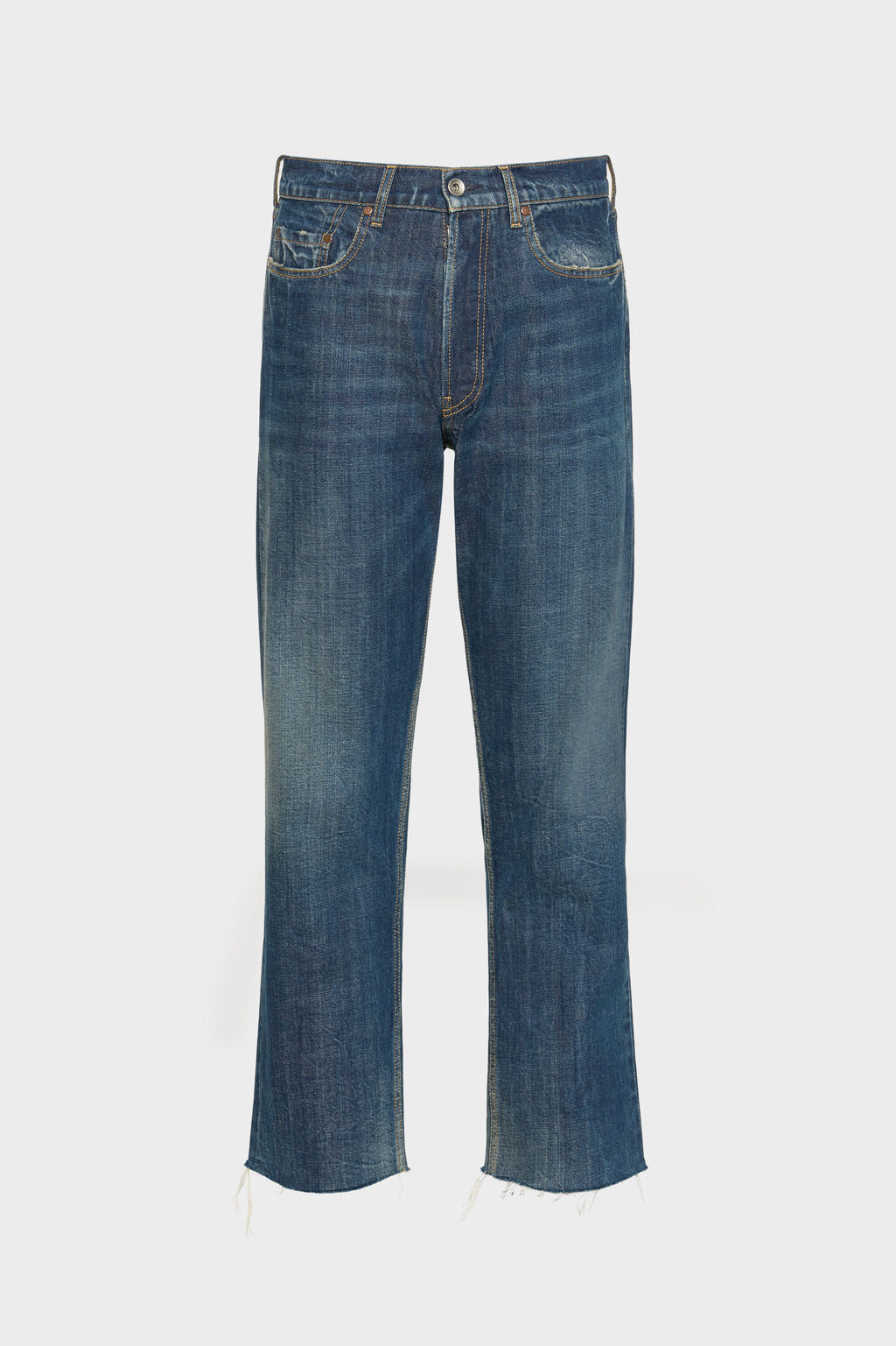 Straight-leg jeans