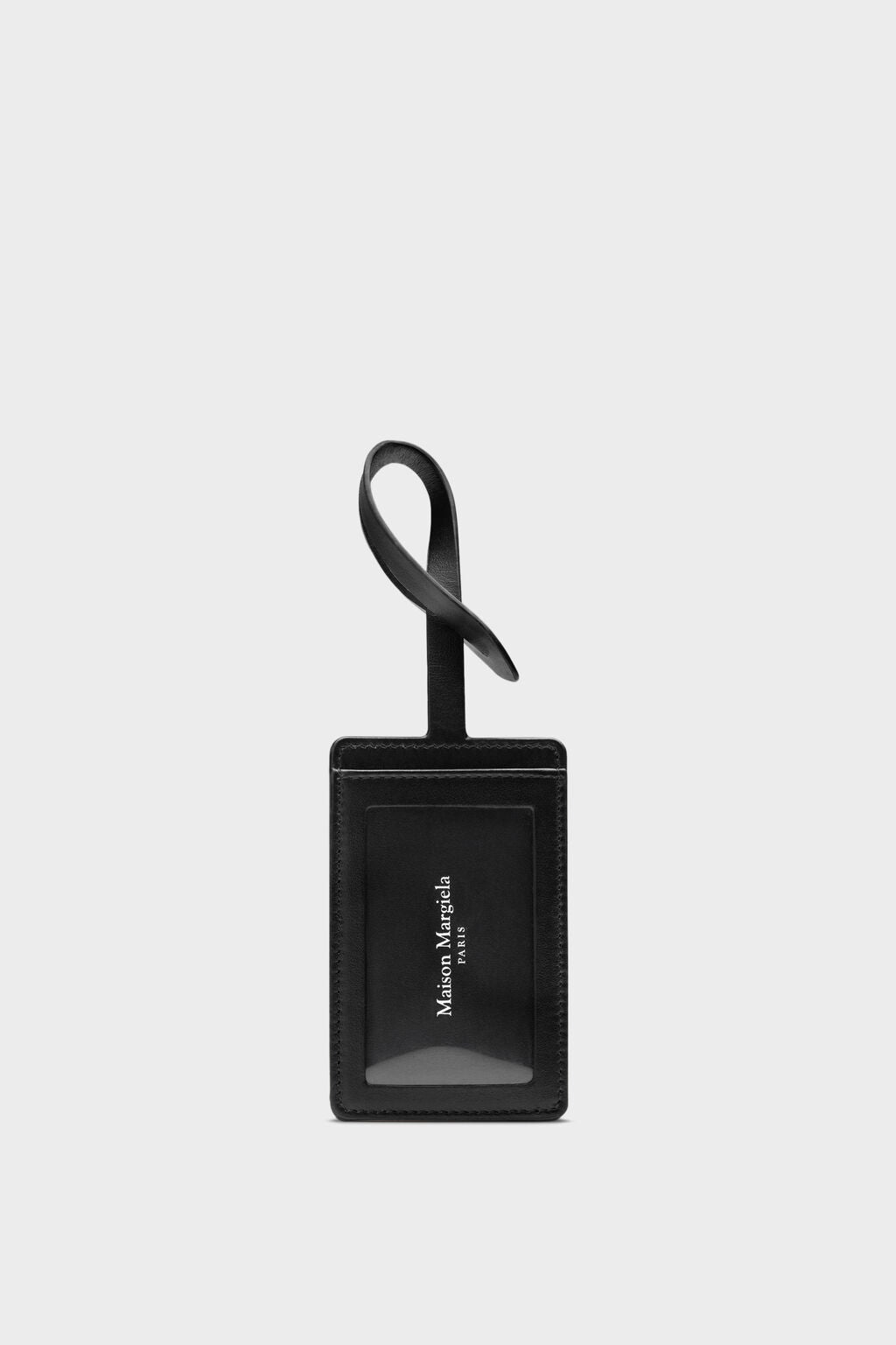 メゾン マルジェラ 4ステッチ ラゲージ タグ Designer Black Four stitches luggage tag | Shop Online | Maison