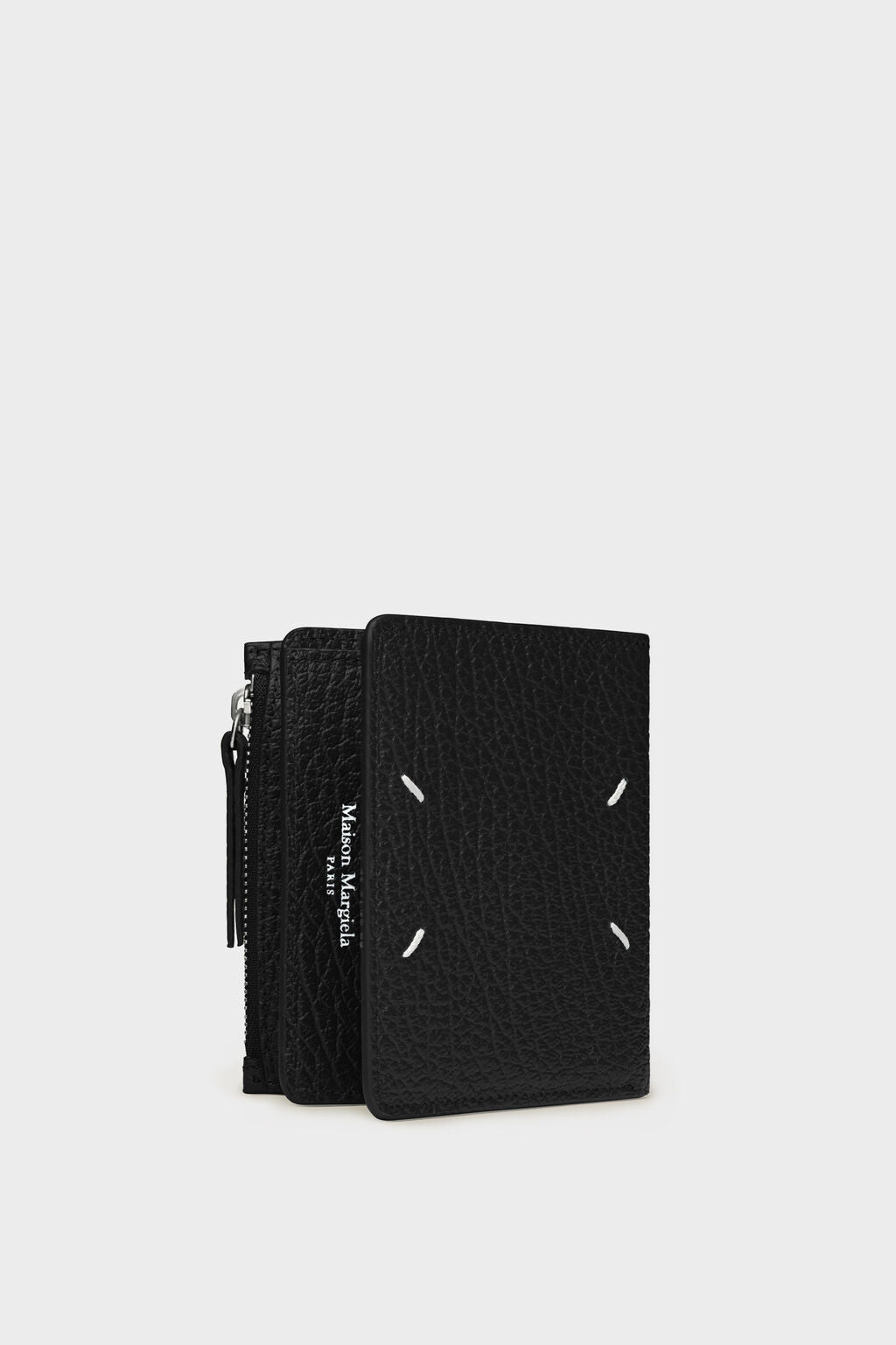 小物 MAISON MARGIELA shoulder Wallet leather Designer Black Leather flap wallet | Shop Online | Maison Margiela