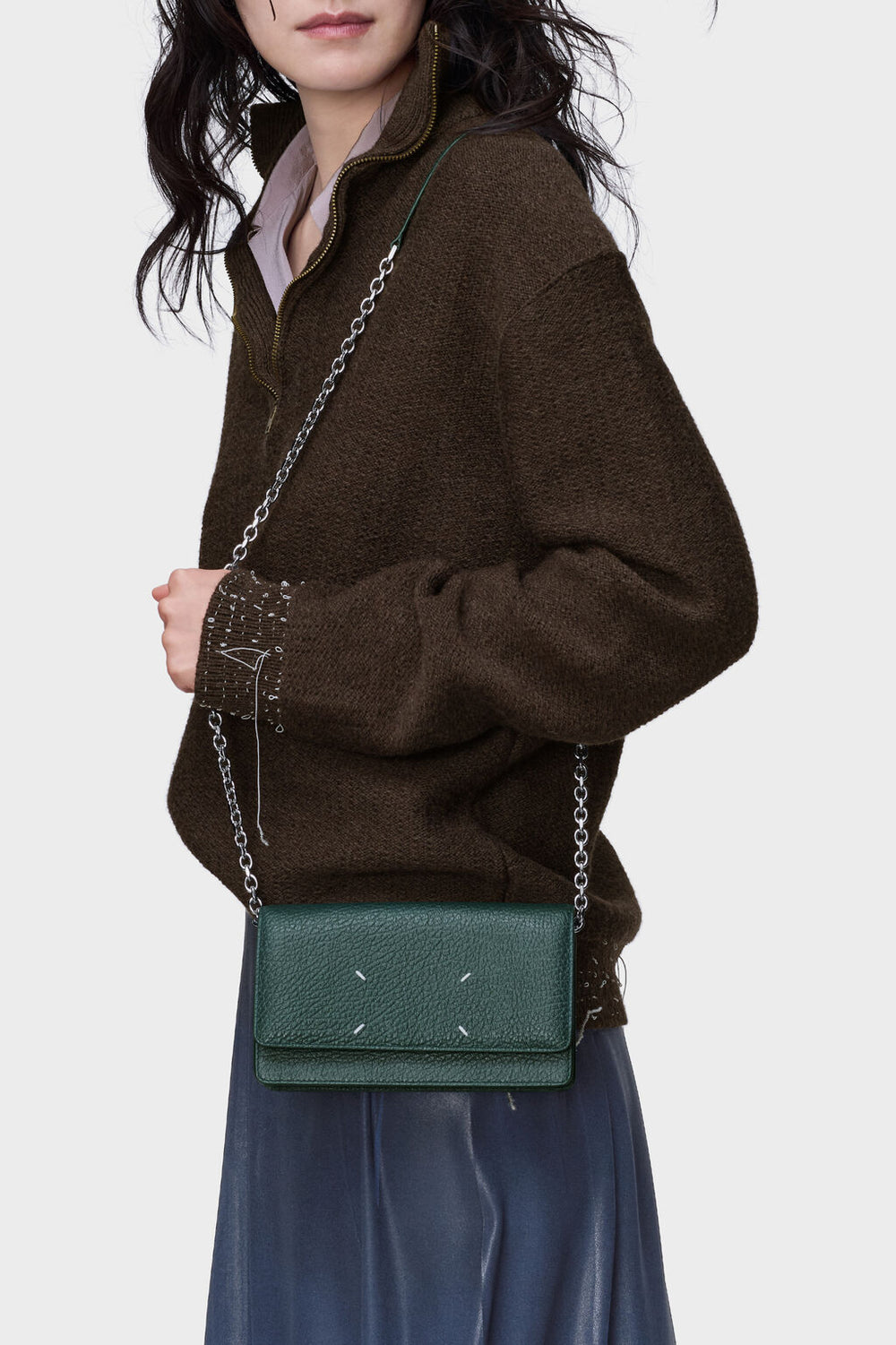 Maison Margiela Four stitches chain wallet