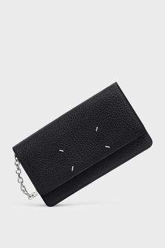 Four stitches chain wallet