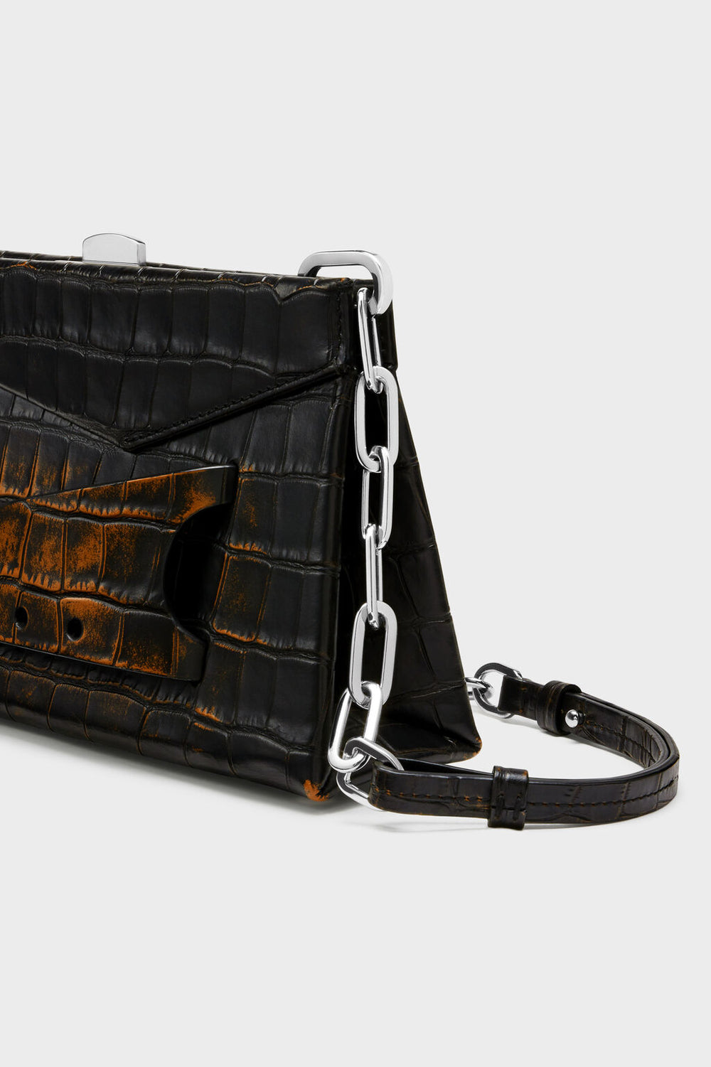 Maison Margiela Snatched shoulder clutch bag small