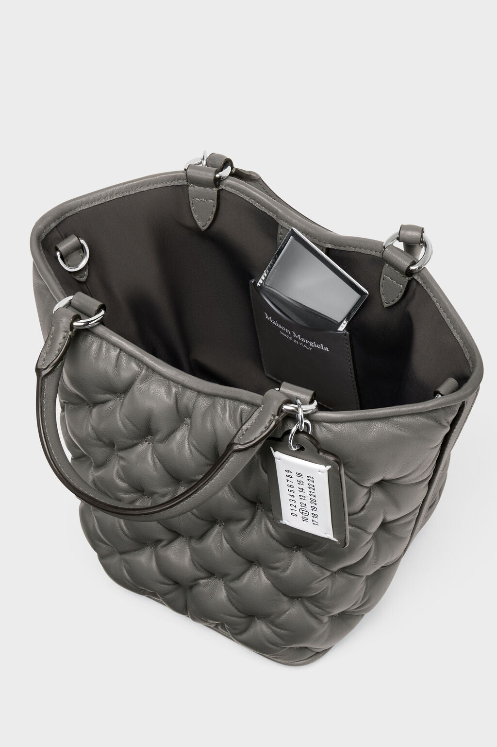 MAISON MARGIELA グレーミニ Glam Slam トート バッグ Designer Gray Glam Slam embroidery tote mini | Shop Online