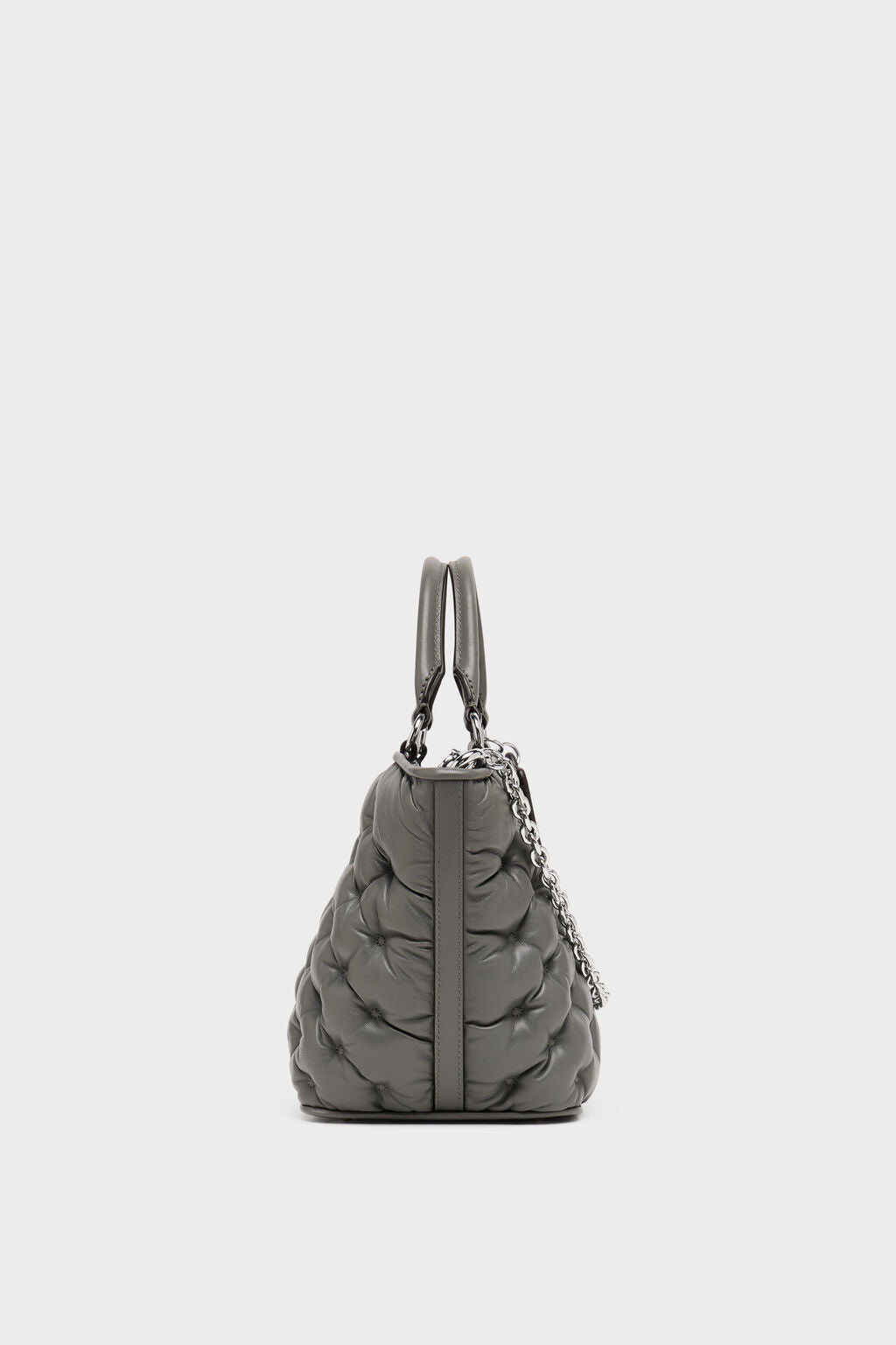 Designer Gray Glam Slam embroidery tote mini | Shop Online
