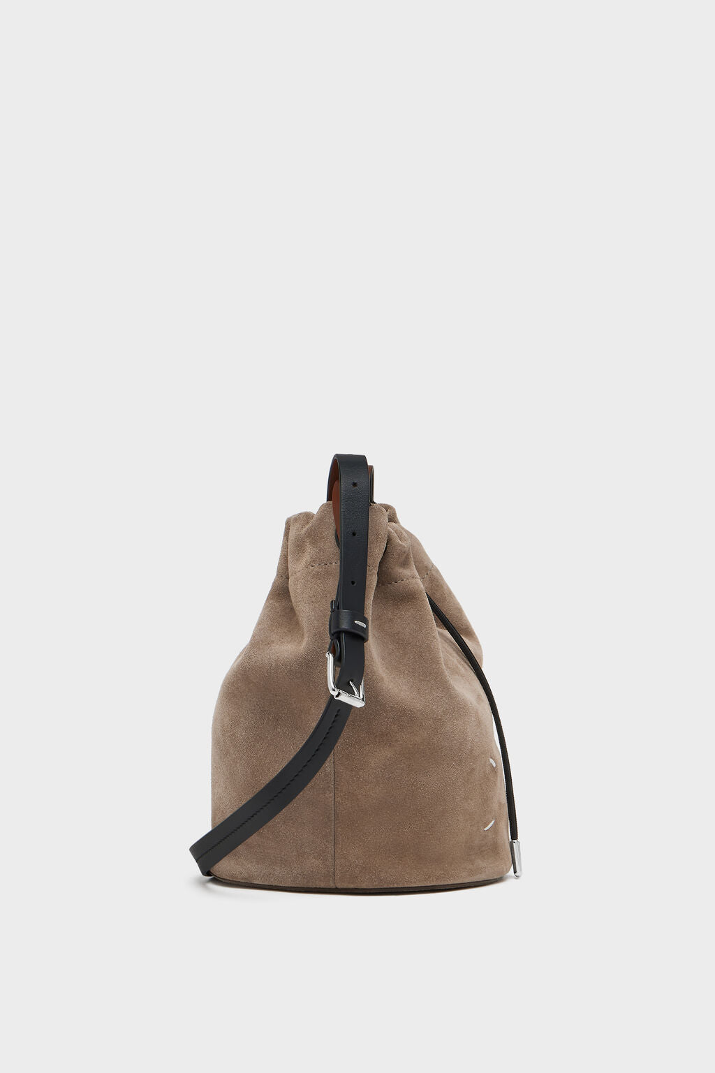 Drawstring  Crossbody Bucket