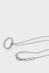 Maison Margiela قلادة قلادة على شكل حلقة الشعار